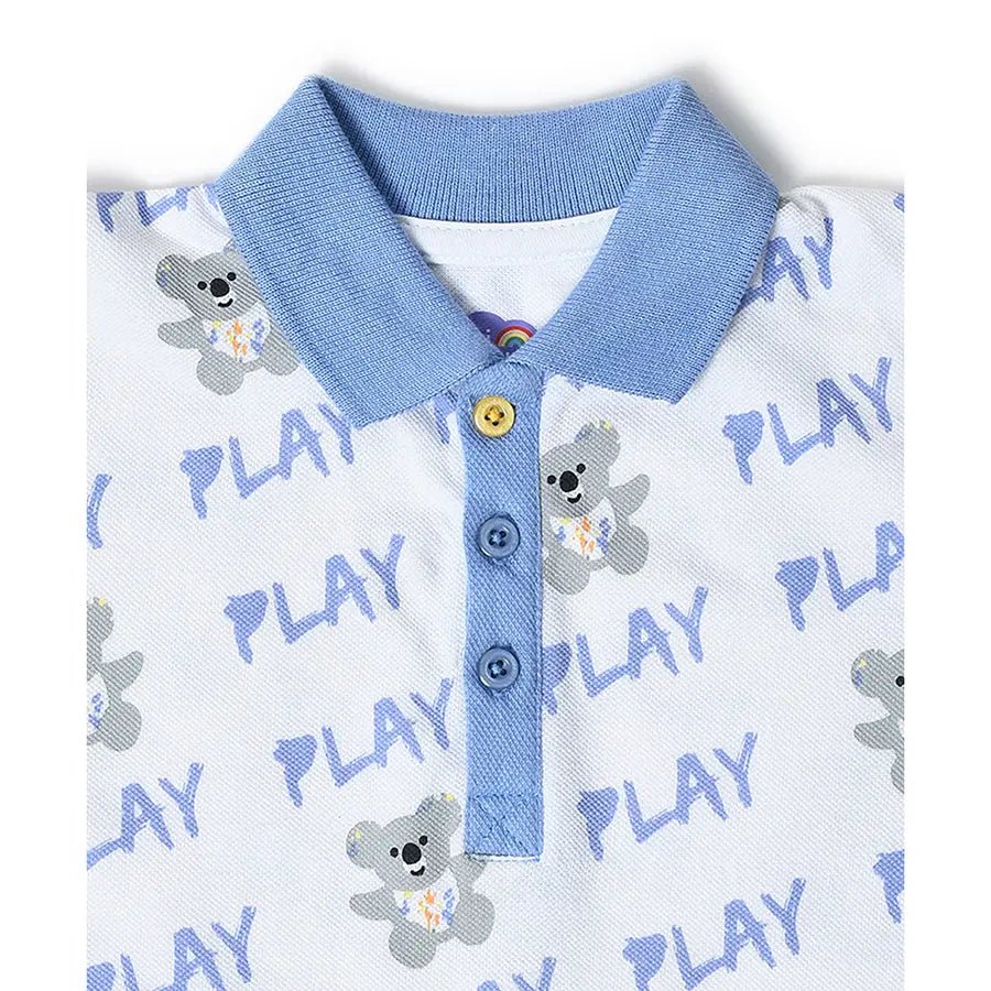 Kids Printed Polo T-shirt-T-Shirt-3