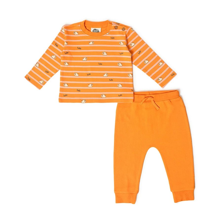 Kids Printed Sweatshirt & Pyjama Set Clothing Set 3