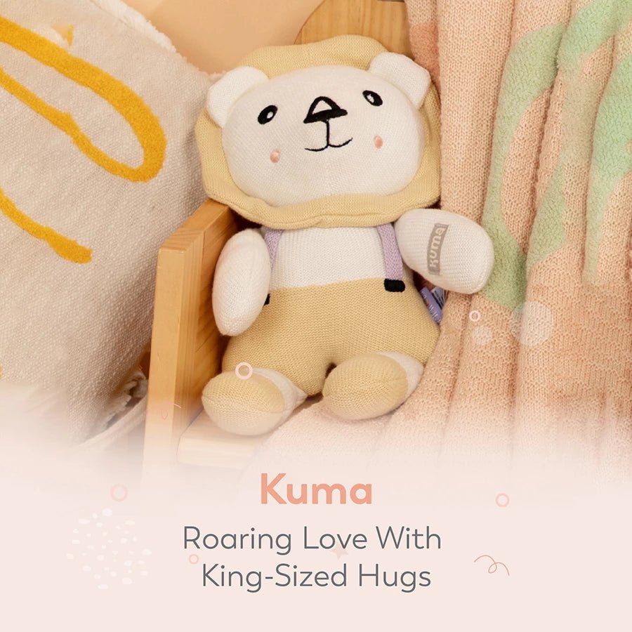Kuma Small Cute Lion Soft Toy for Kids-Soft Toys-10