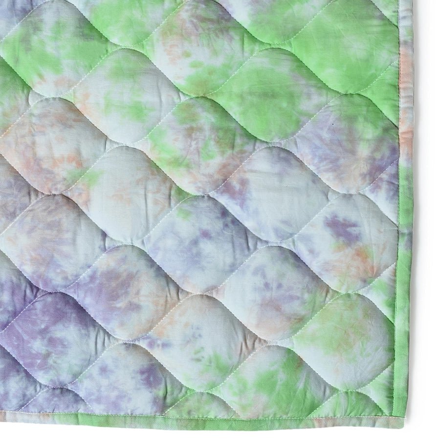 Mermazing Unisex Crystal Woven Tie & Die Comforter Green Comforter 7