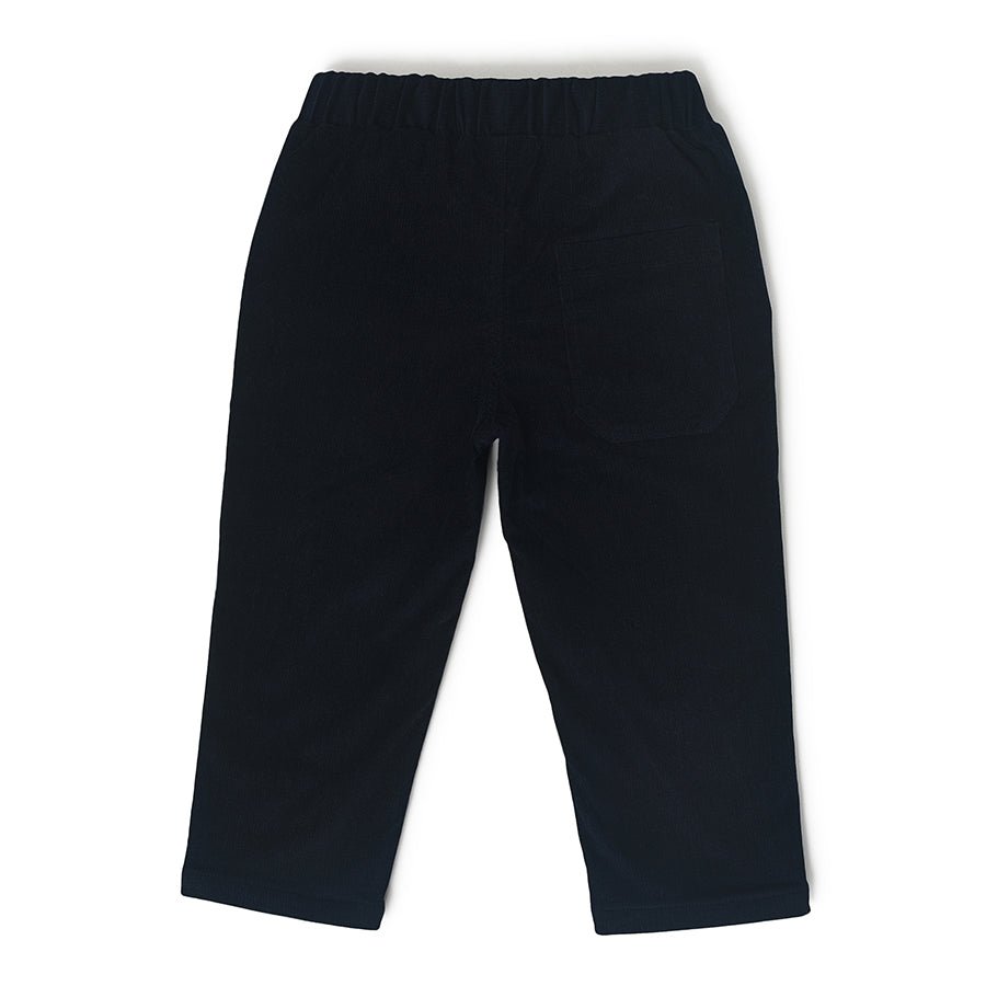 Misty Corduroy Blue Trouser Pants-Trouser-2
