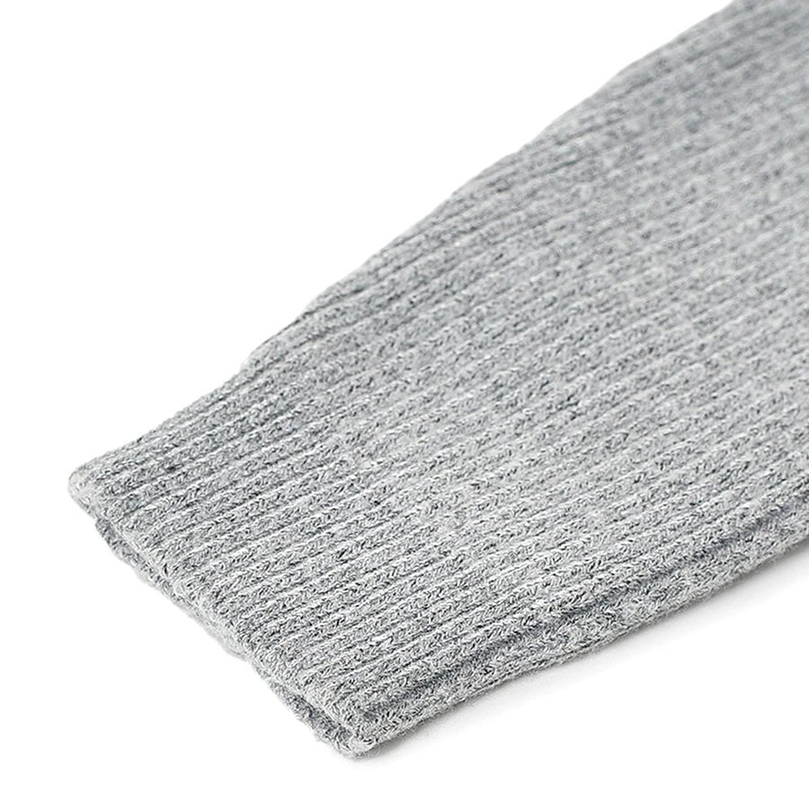 Misty Full Sleeve Knitted Thermal Grey Top-Thermal Top-6