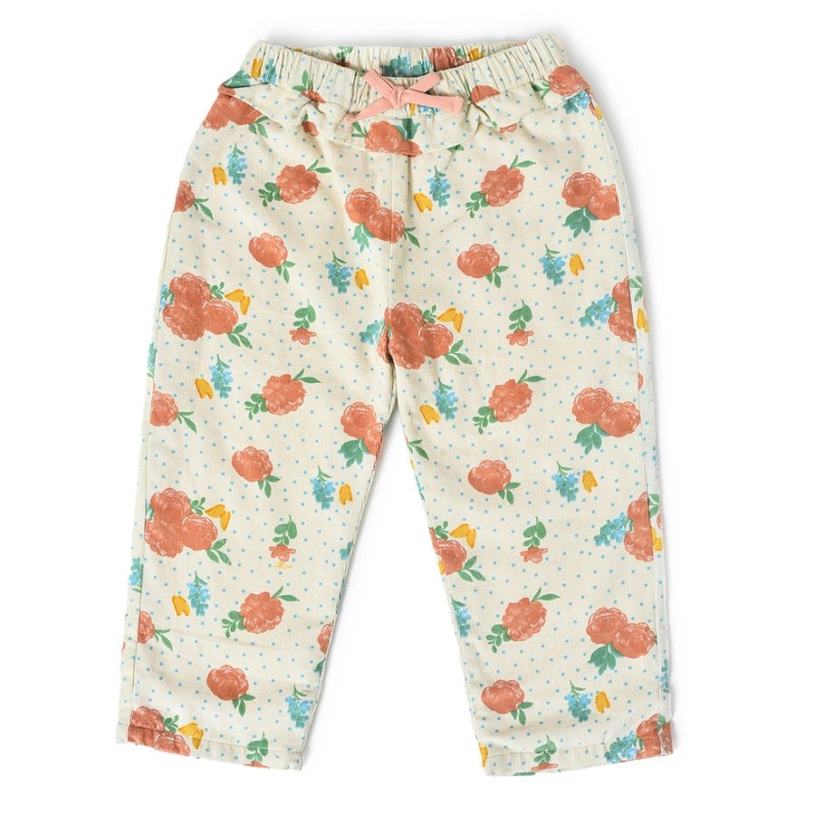 Misty Knitted Blooming Cream Pant Pant 1
