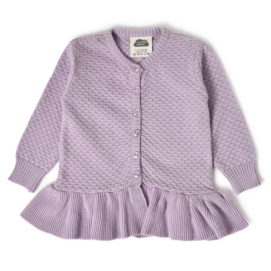 Misty Knitted Cardigan with Pyjama Set Clothing Set 5