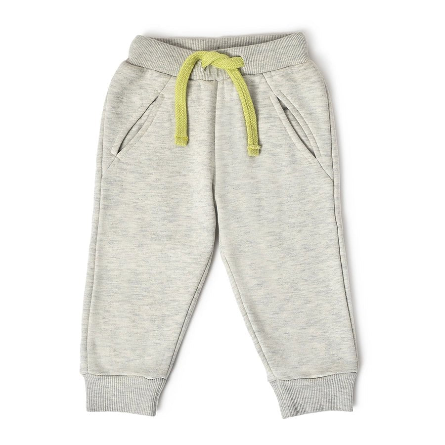 Misty Knitted Grey Pajama-Pyjama-1