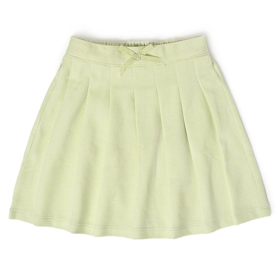 Misty Knitted Pleated Skirt for Baby Girl-Skirt-1