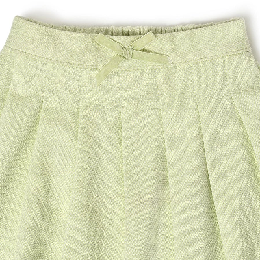 Mi Arcus Misty Knitted Pleated Skirt for Baby Girl Skirt