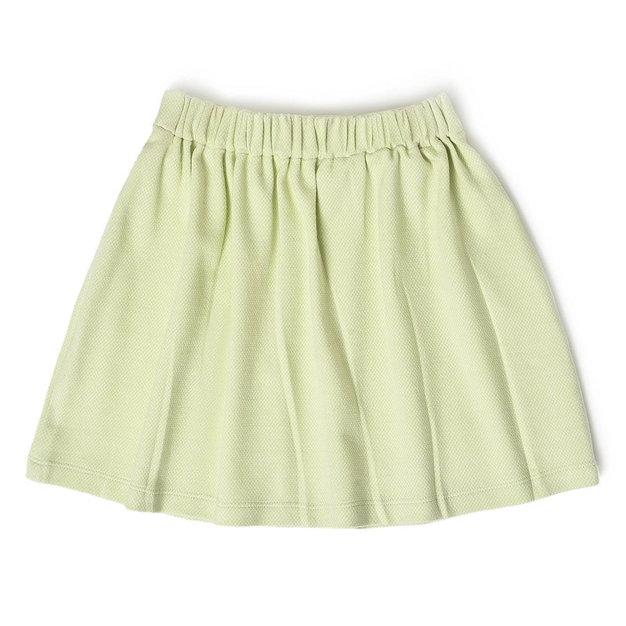 Baby green pleated skirt outlet