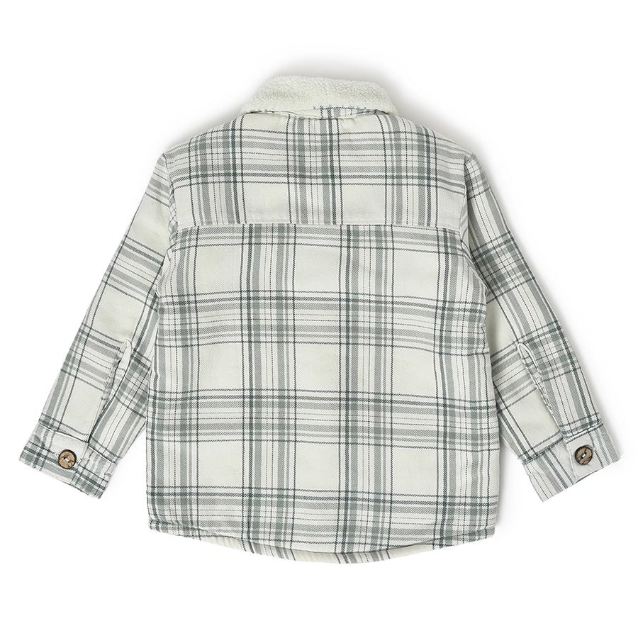 Fashion Baby Girl Boy Plaid Shirt Jacket Cotton Child Shirt Thick Wool  Loose Outfit Autumn Winter Baby Casual Clothes 1-5Y