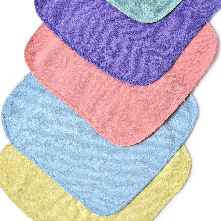 Misty Magical Multicolor Terry Wipes Pack of 10 Wash Cloth 3