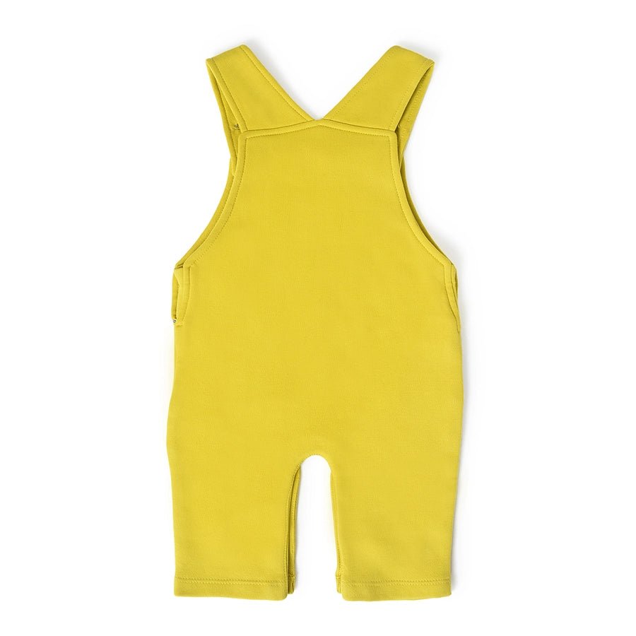 Misty Patch Work Yellow Dungaree Set Clothing Set 3