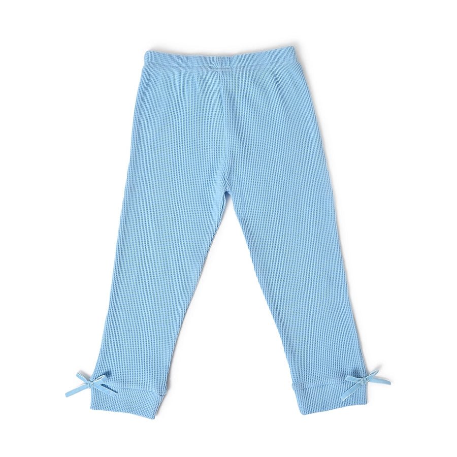Misty Sky Blue Sweatshirt With Pajama Set Clothing Set 9