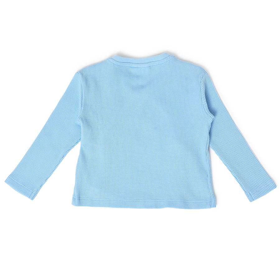 Misty Waffle Wrapover with Pyjama and Cap Set-Clothing Set-3