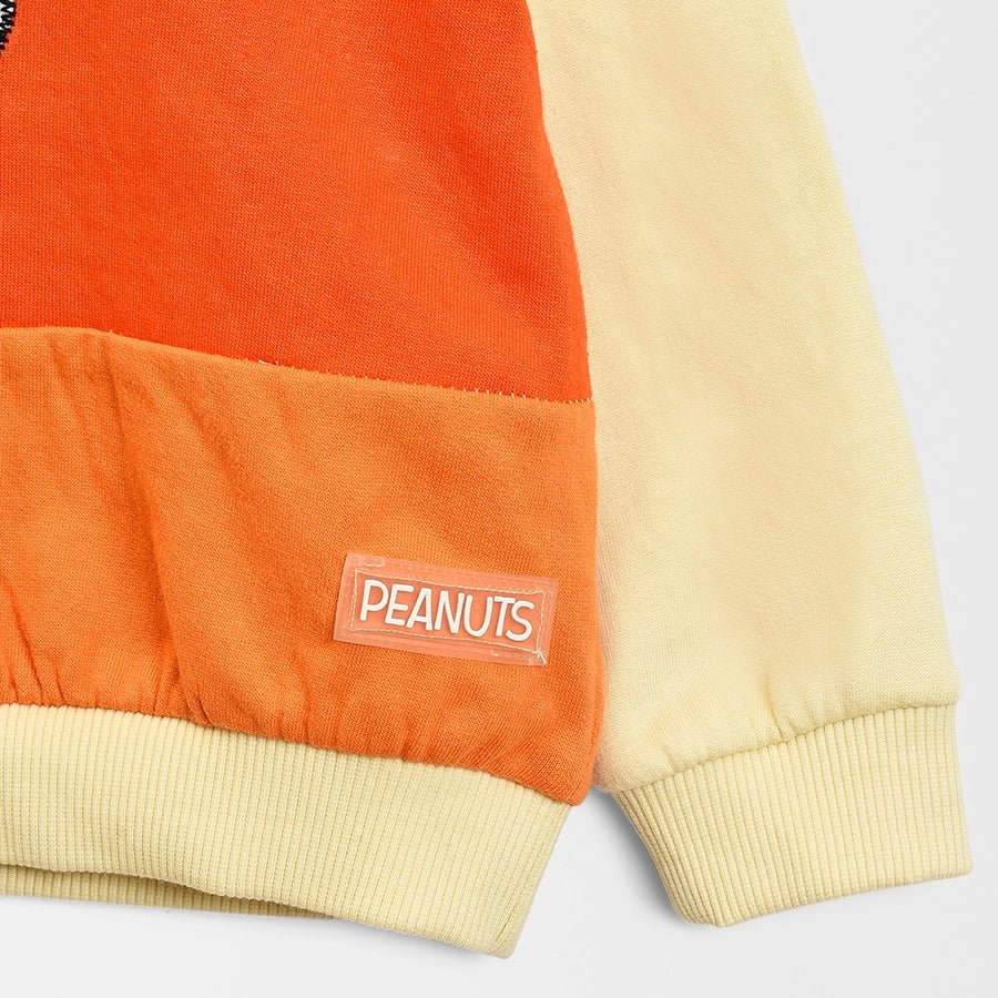 Peanuts Color Block Round Sweatshirt for Boys Sweatshirt 4