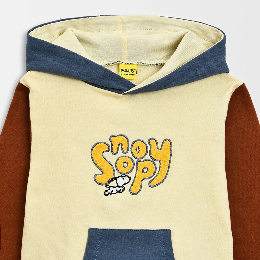 Peanuts Fleece Sweatshirt with Pyjama Set for Kids Clothing Set 5