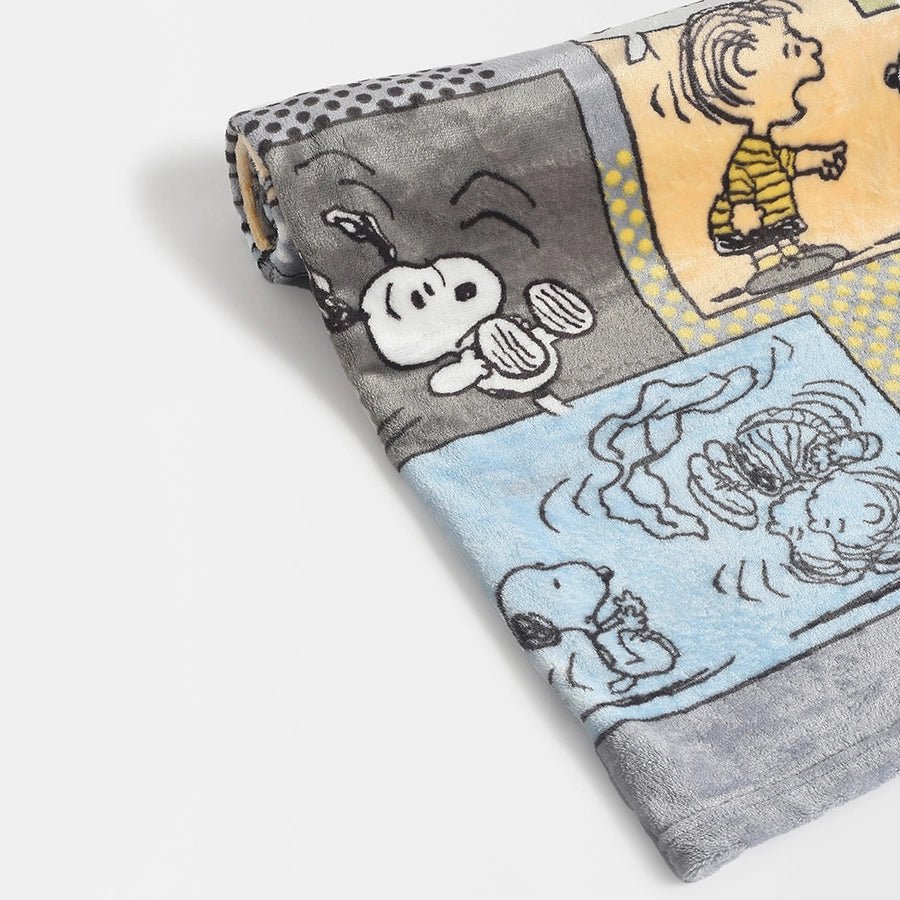 Peanuts Flurry Blanket Grey-Blanket-7