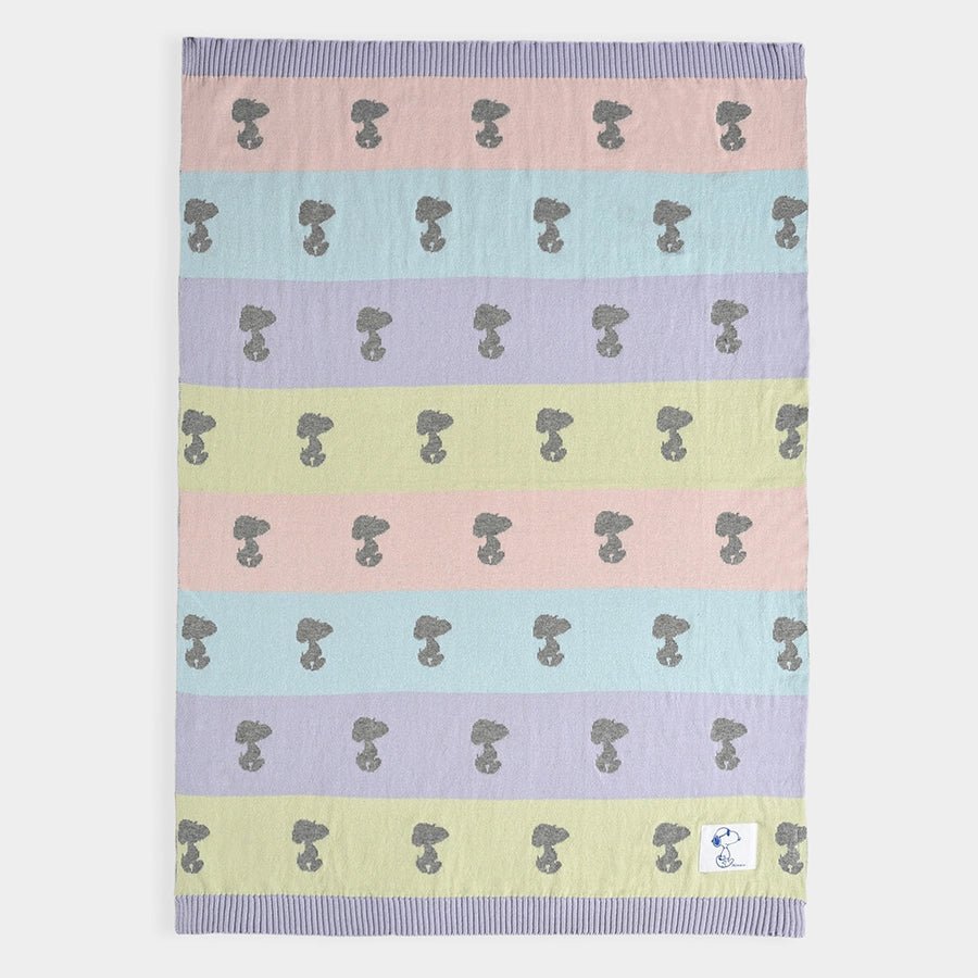 Peanuts™ Grey Knitted Mini Me Blanket Blanket 5