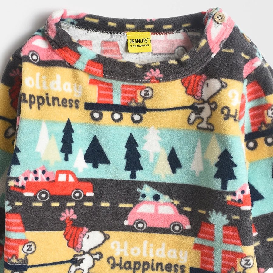 Peanuts™ Holiday Happiness Knitted Slumber Set Multi Clothing Set 4