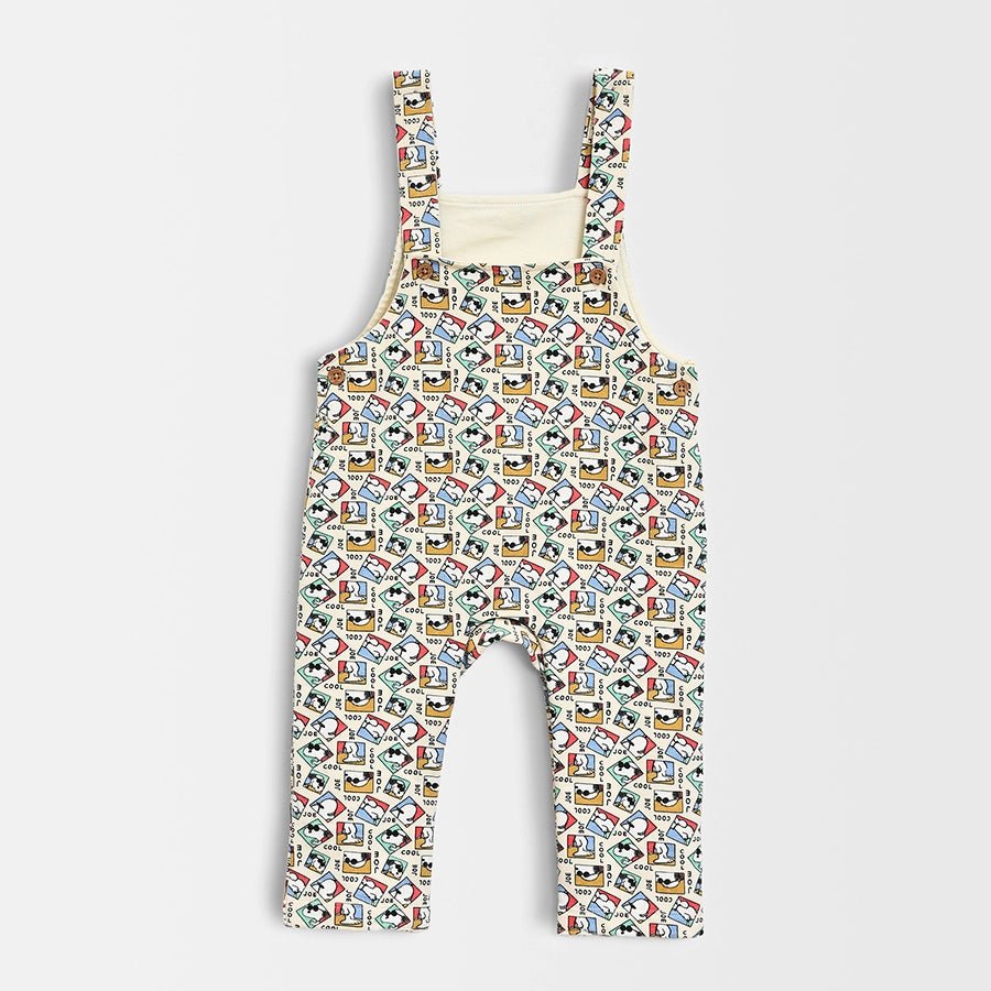 Peanuts Knitted Romper With Dungaree Set Clothing Set 9