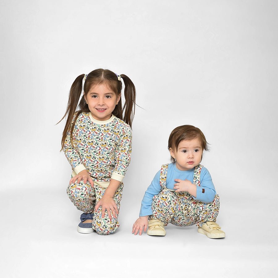 Peanuts Knitted Sweatshirt and Pajama Set Clothing Set 12