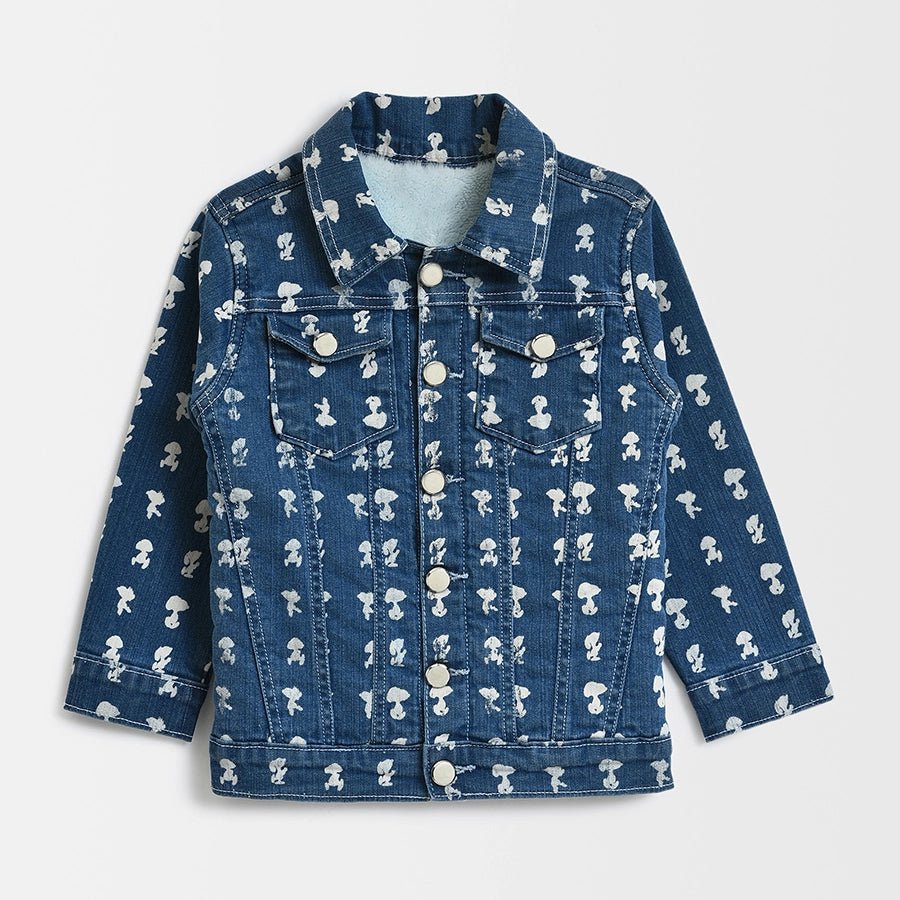 Buy Aarika Girls Blue Color Embellished Denim Jacket Online In India At  Discounted Prices