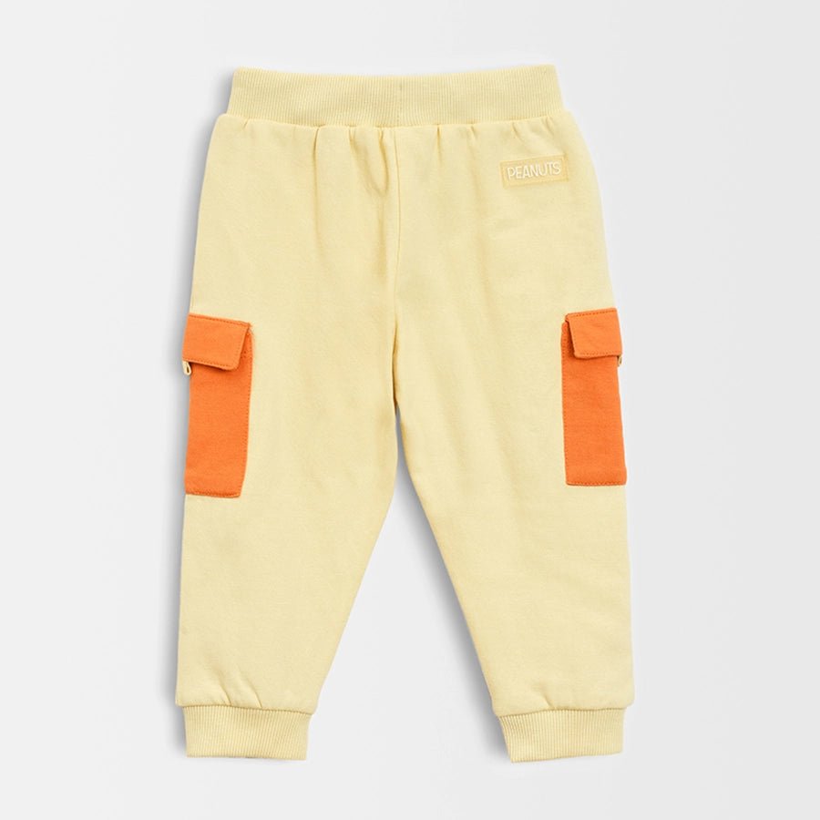 Peanuts Printed Cargo Pants for Boys Jogger 3
