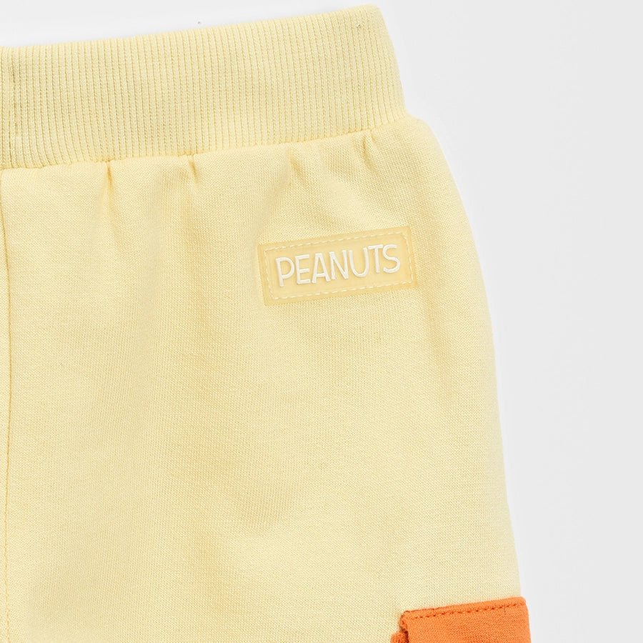Peanuts Printed Cargo Pants for Boys Jogger 5