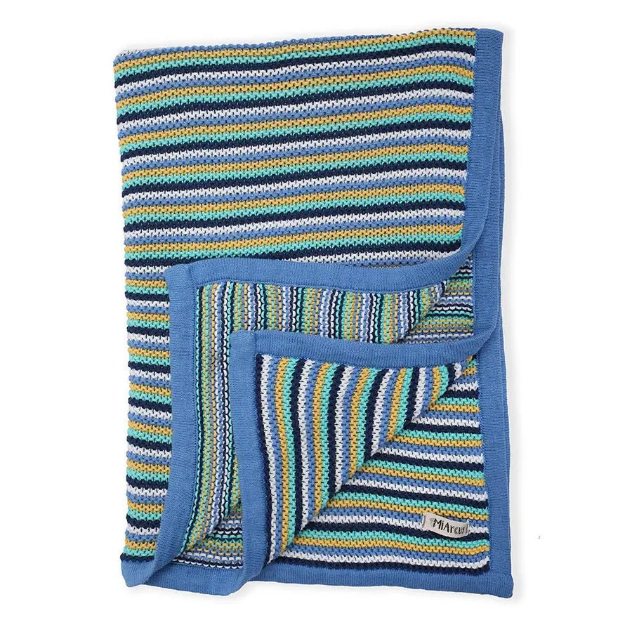 Pearl Knitted striper Blanket Blanket 1
