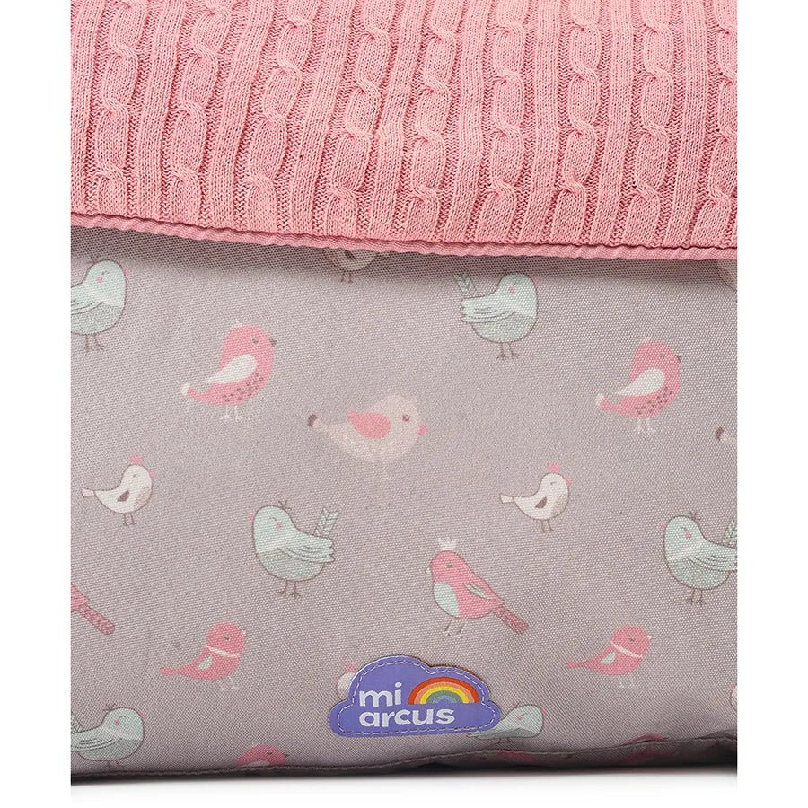 Peony Knitted Diaper Bag- Sweet Spring Diaper Bag 7