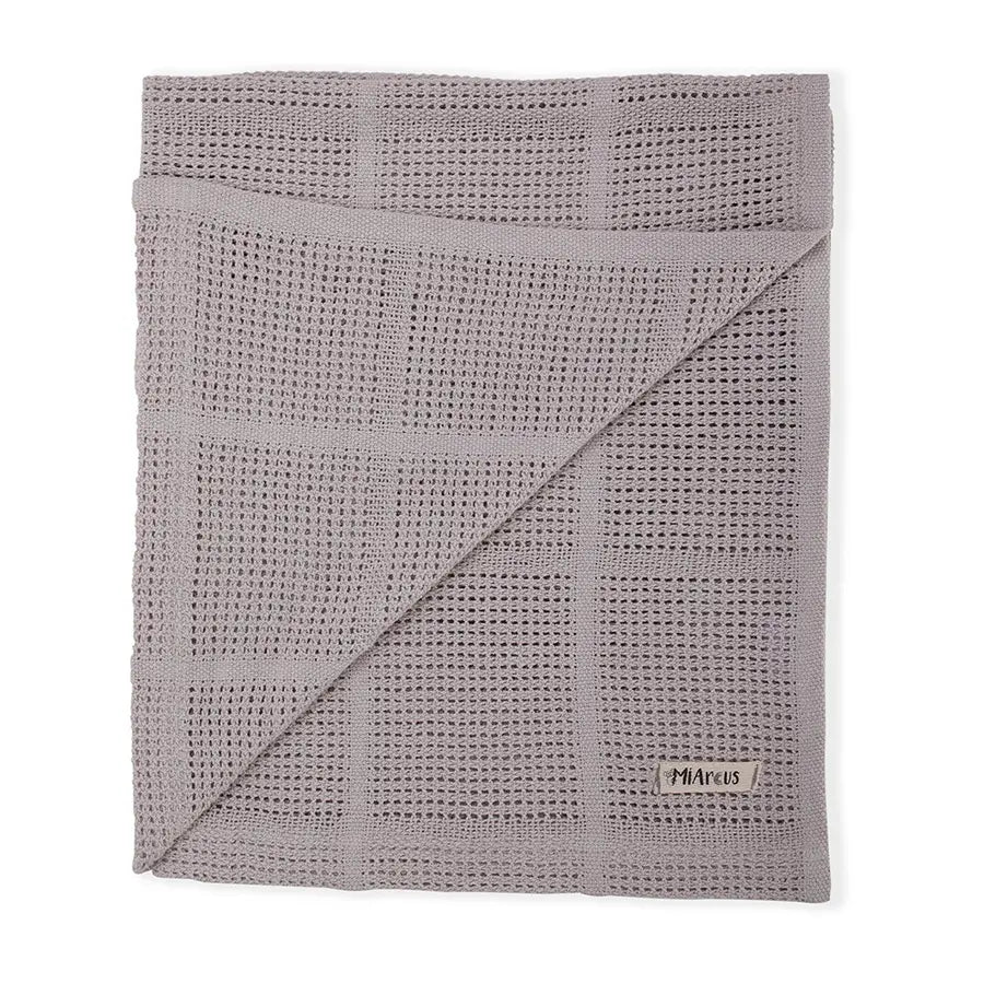 Pixie Woven Grey Blanket Blanket 1
