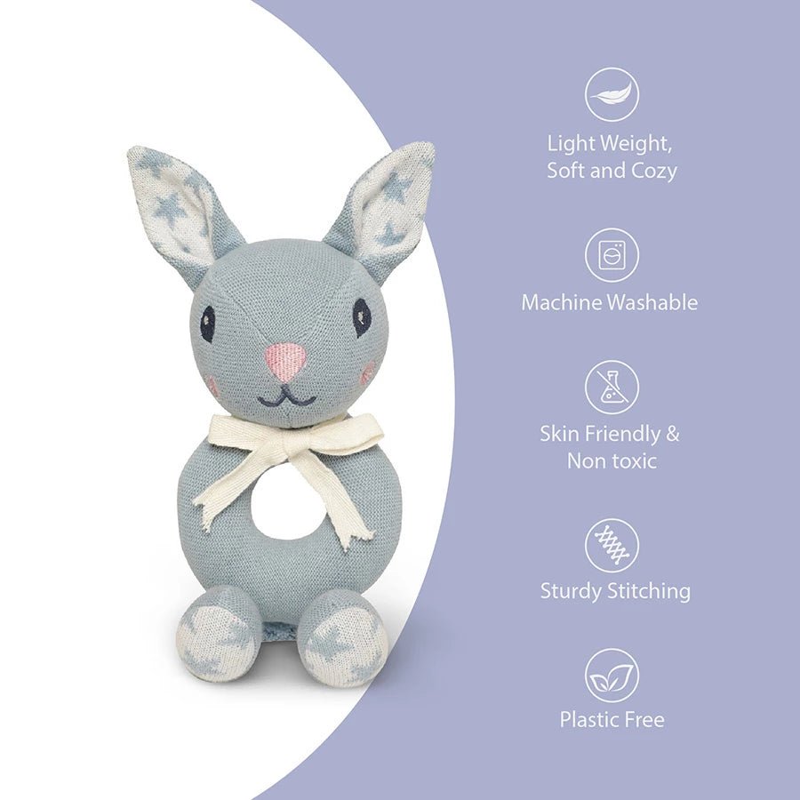 Ring Rattle Shape Soft Toy-Soft Toys-7