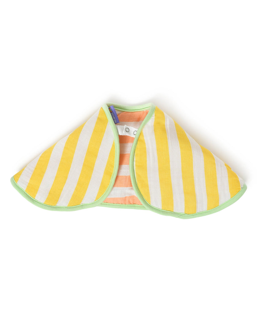 Sea World Muslin Burpy Bib Yellow & Peach Bibs 2