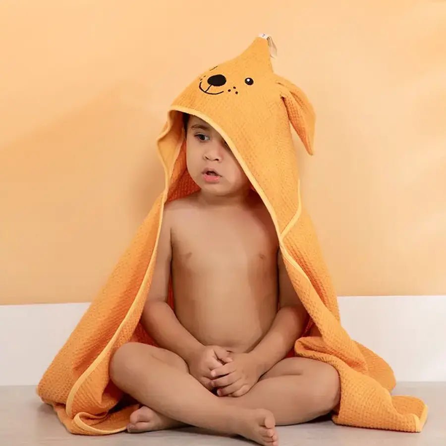 Orange discount baby towel