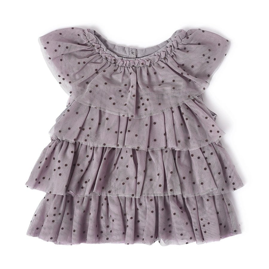 Showering Love Periwinkle Ruffle Top for Girls-Top-1