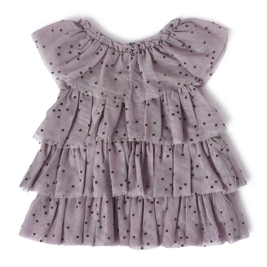 Showering Love Periwinkle Ruffle Top for Girls Top 2
