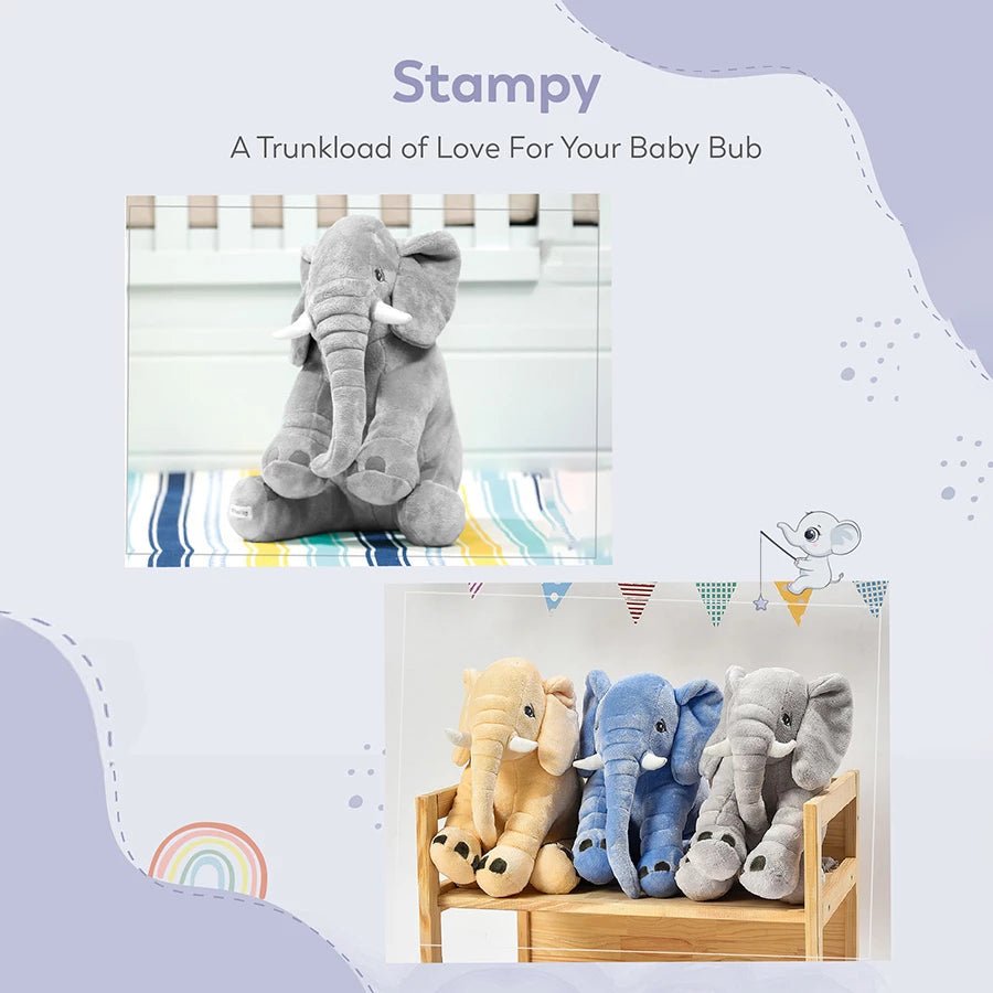 Stampy Knitted Soft Toy - Grey Bab Soft Toys 7