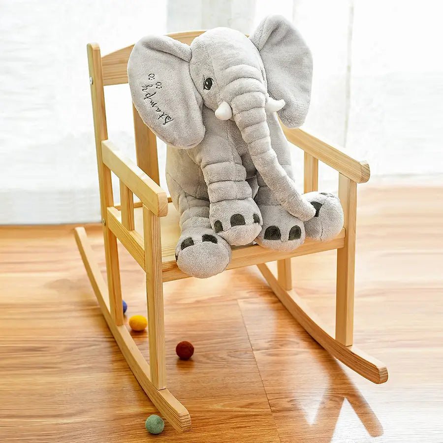 Mi Arcus Stampy Knitted Soft Toy Grey Bab Soft Toys