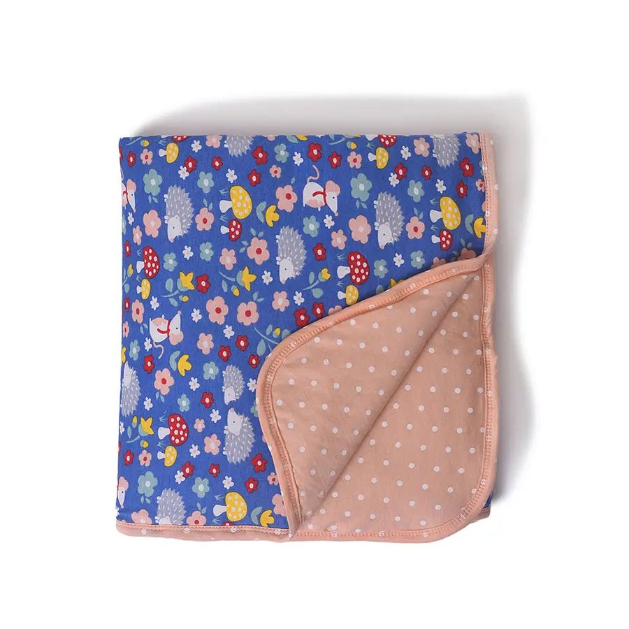 Super Soft Blossom Print Blanket- Cuddle's Blanket 1