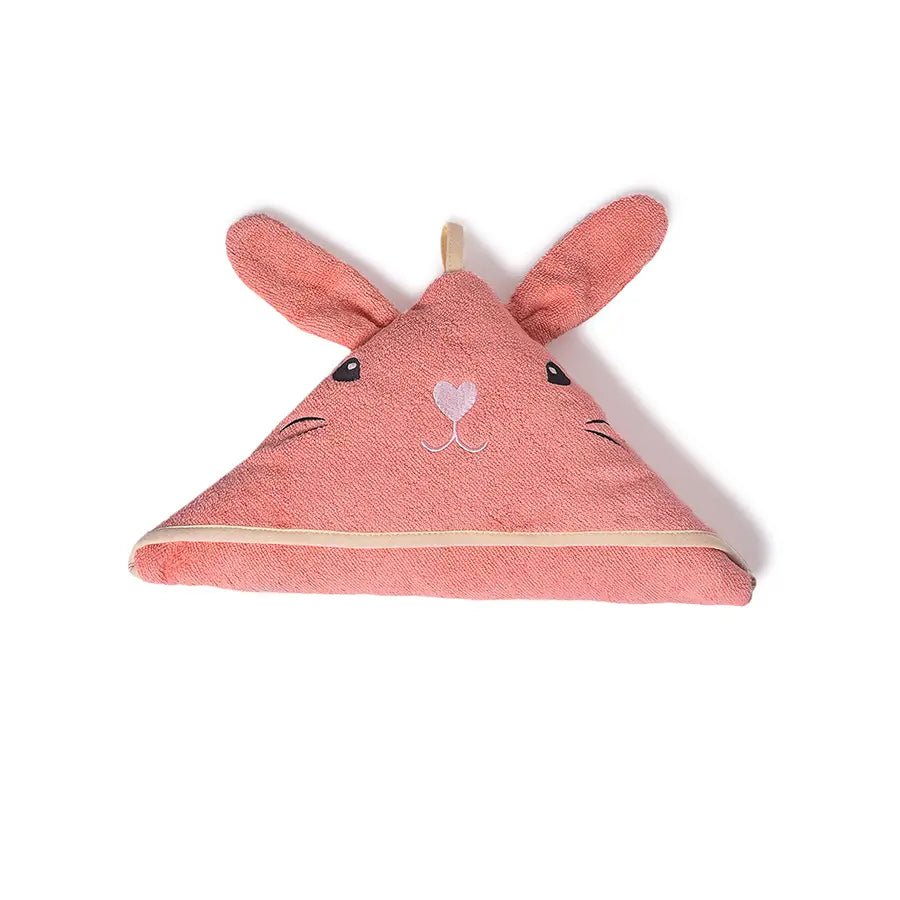 Sweet Spring Hooded Towel with Bunny Face Hooded Towel 4