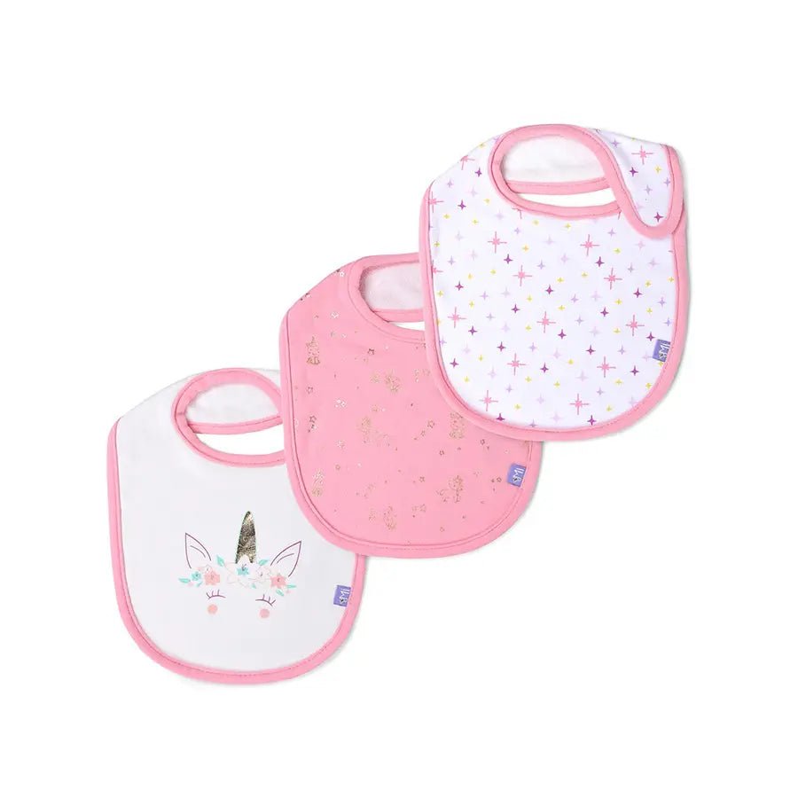 Toddler Knitted Bib - Unicorn Bibs 1