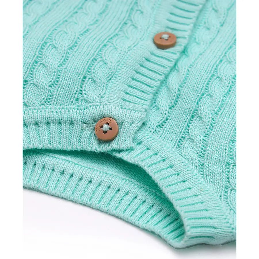 Unisex Cabel Knitted Cardigan with Pyjama Set-Clothing Set-6