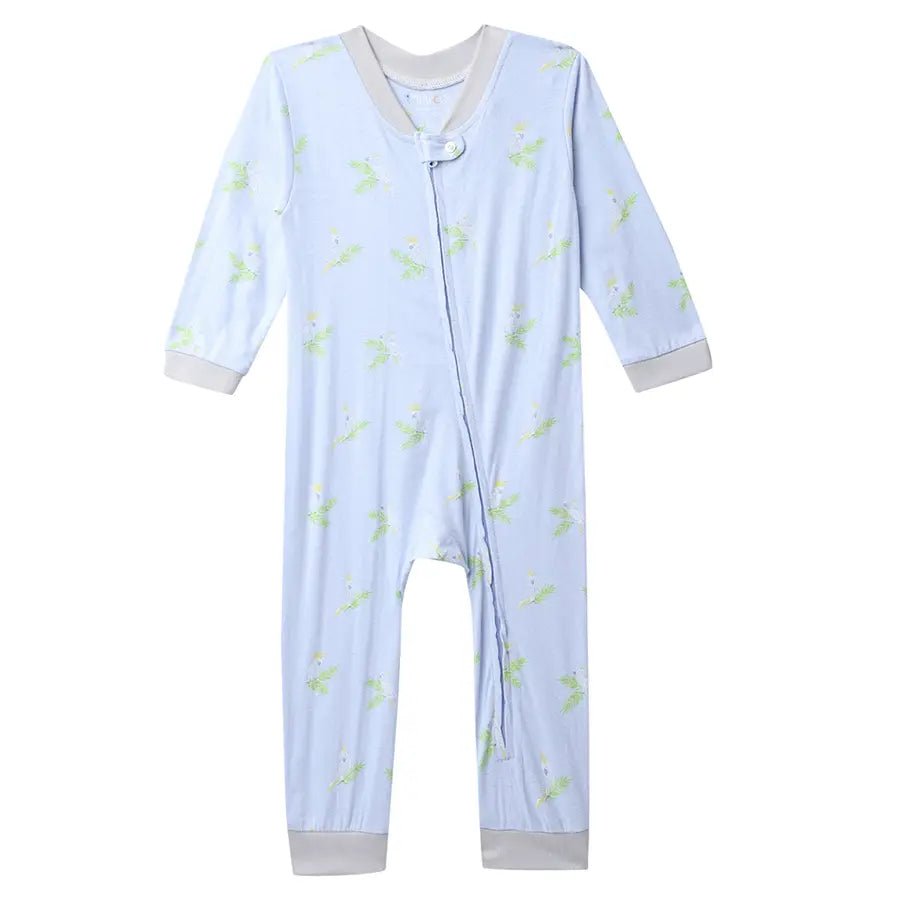 Unisex Floral Print Comfy Sleep Suit (Pack of 3)-Sleepsuit-2