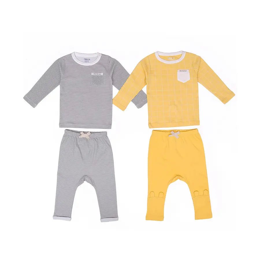 Unisex Snuggly Set (PJ & T-Shirt Pack of 2 Sets) - Koala Clothing Set 1