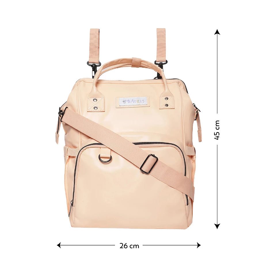 BÉIS 'The Backpack Diaper Bag' in Grey - Chic Diaper Backpack