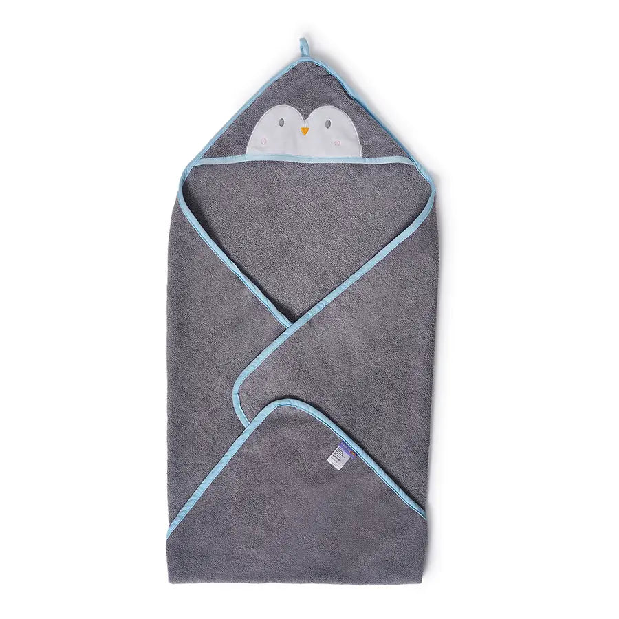 Winter wonderland Hooded Towel with Penguin Face Towel 1