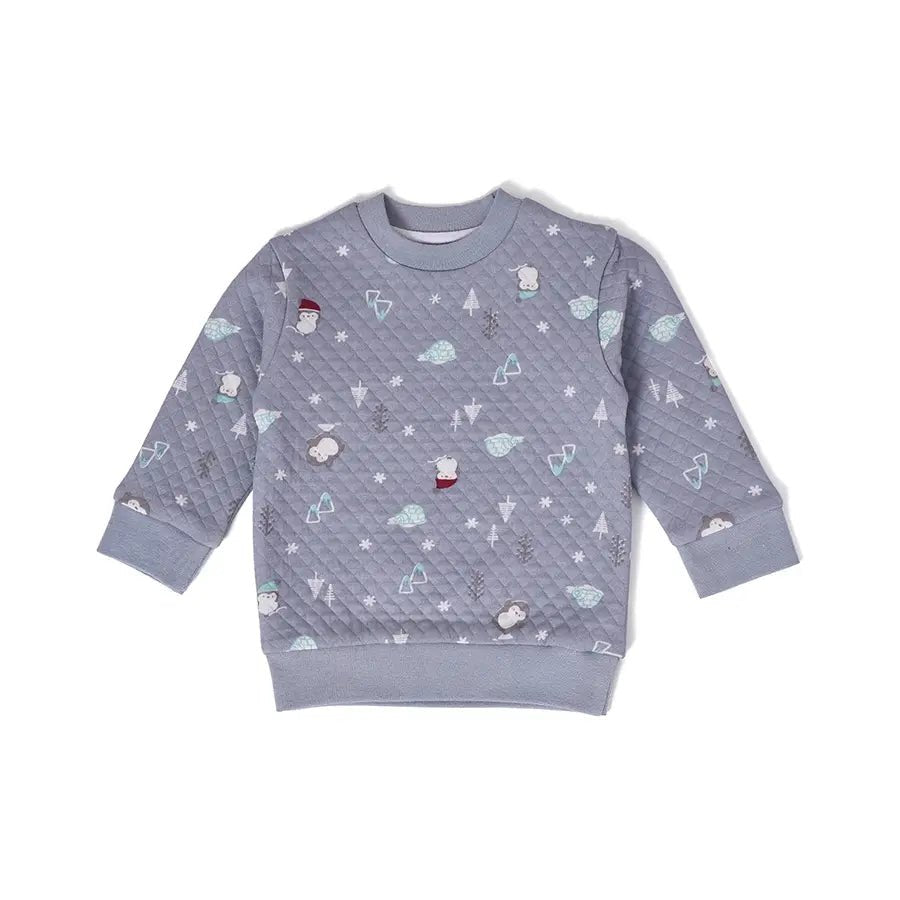 Wonderland Quilted Sweatshirt & Pyjama Set-Clothing Set-2