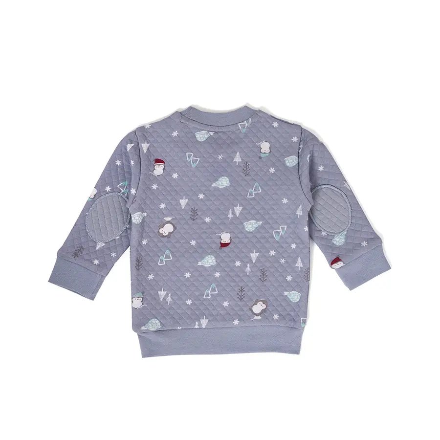 Wonderland Quilted Sweatshirt & Pyjama Set-Clothing Set-3